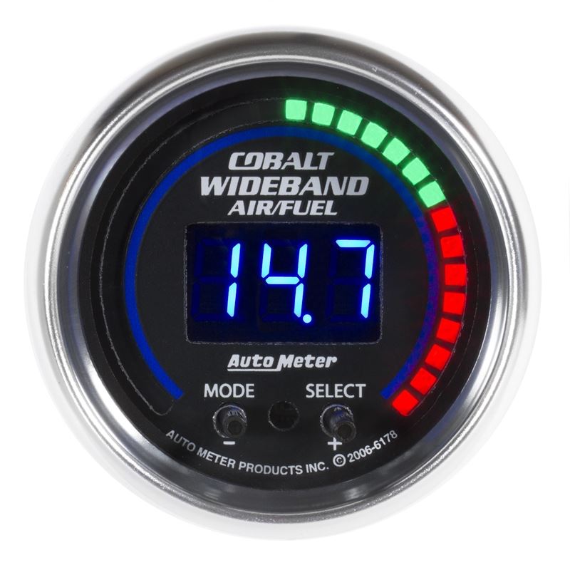 AutoMeter Cobalt 52mm Wideband Air/Fuel Gauge (6178)