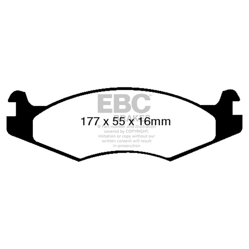 EBC Yellowstuff Street And Track Brake Pads (DP41785R)