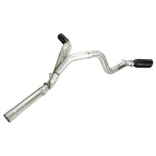 Load image into Gallery viewer, aFe Large Bore-HD 4 IN 409 Stainless Steel DPF-Back Exhaust System w/Black Tip (49-44043-B)