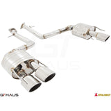 GTHAUS Musa GTS (Ultimate Sport Performance) Exhaust; 4x120x80mm (Oval Split); Stainless Steel (LE0721517)