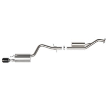 Load image into Gallery viewer, Takeda 2-1/2 IN 304 Stainless Steel Cat-Back Exhaust System w/ Black Tip (49-36058-B)