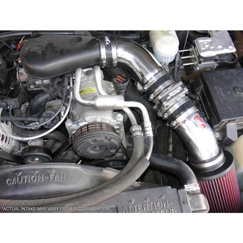 Injen 94-04 S10 Sonoma Jimmy Blazer 4.3L V6 Wrinkle Black Power-Flow Air Intake System (PF7021WB)