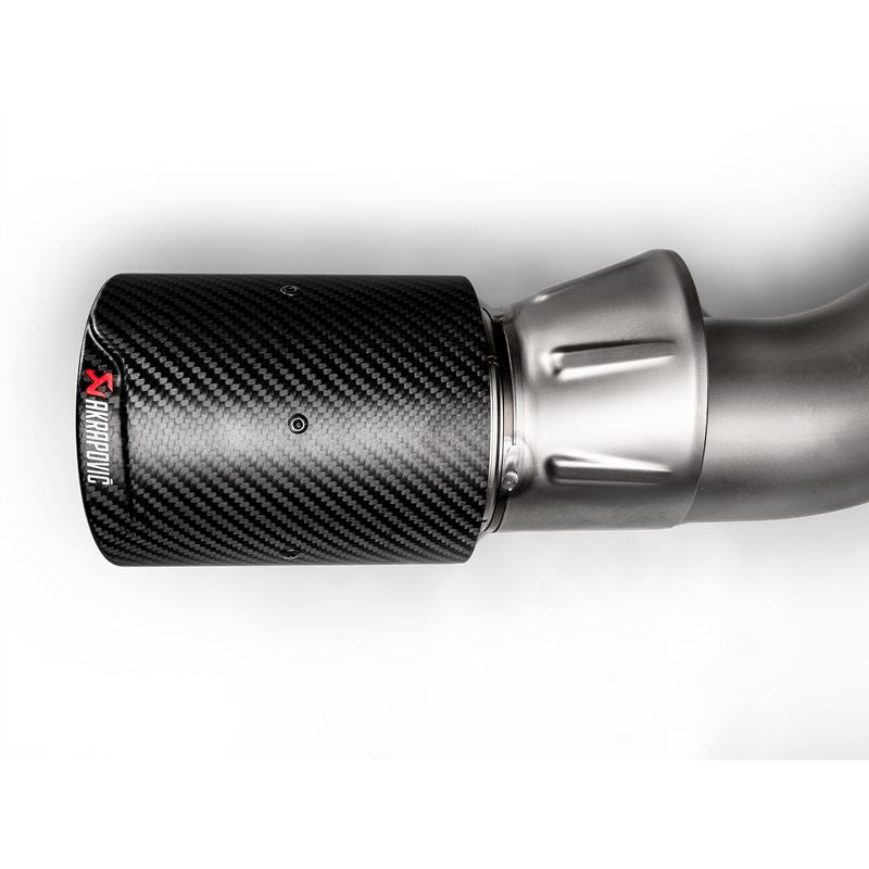 Akrapovic 2018 BMW M2 Competition F87N (Excl 16-17 M2) Slip-On Line (Titanium) w/Carbon Fiber Tips (S-BM/T/3H)