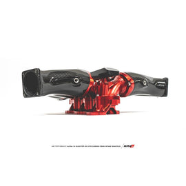 ALPHA Performance 18 Injector R35 GT-R Carbon Fiber Intake Manifold - Gold (ALP.07.08.0101-83)