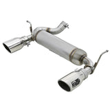 aFe Rebel Series 2-1/2 IN 409 Stainless Steel Axle-Back Exhaust w/ Polished Tips (49-48061-P)