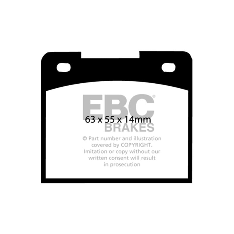 EBC Yellowstuff Street And Track Brake Pads (DP4114R)