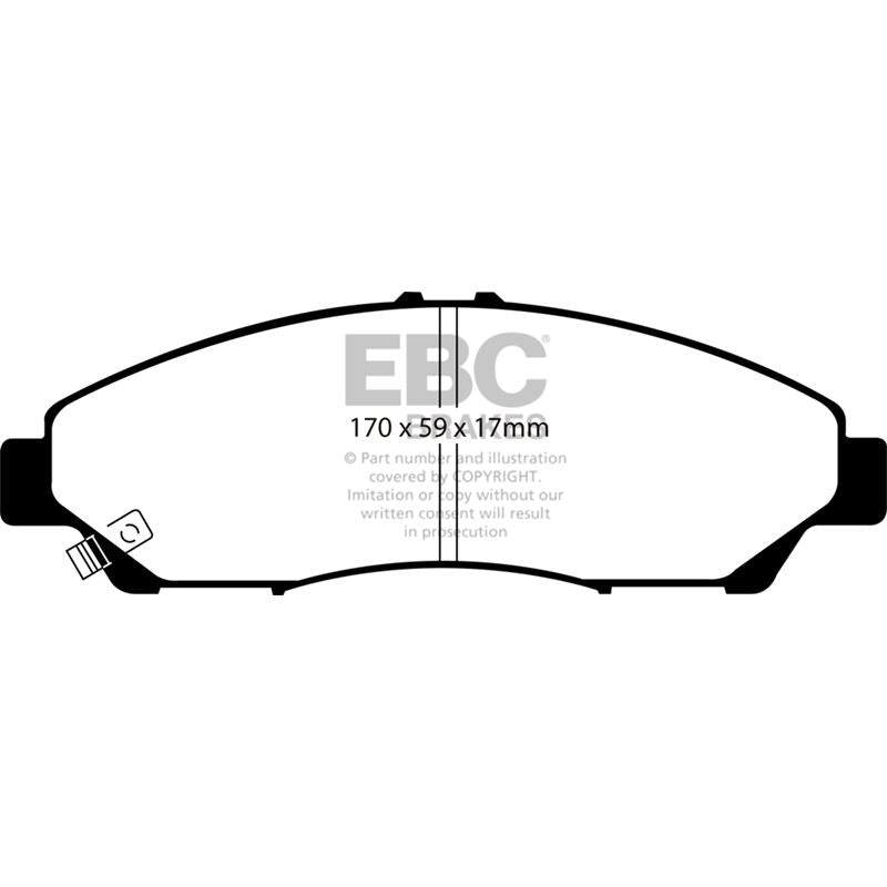 EBC Yellowstuff Street And Track Brake Pads (DP41801R)