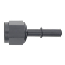 Load image into Gallery viewer, DeatschWerks 8AN Female Flare Swivel to 5/16in Male EFI Quick Disconnect - Anodized Matte Black (6-02-0132-B)