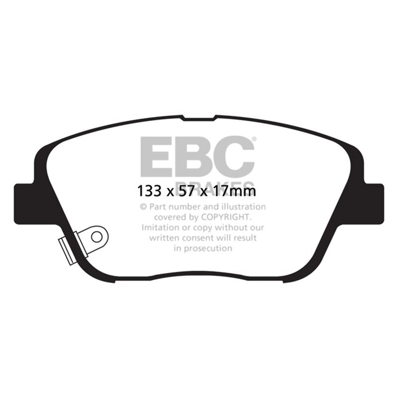 EBC Redstuff Ceramic Low Dust Brake Pads (DP31864C)