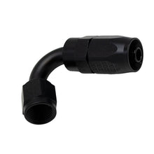 Load image into Gallery viewer, DeatschWerks 6 AN Female Flare Swivel 120-Degree Hose End CPE - Anodized Matte Black(6-02-0820-B)