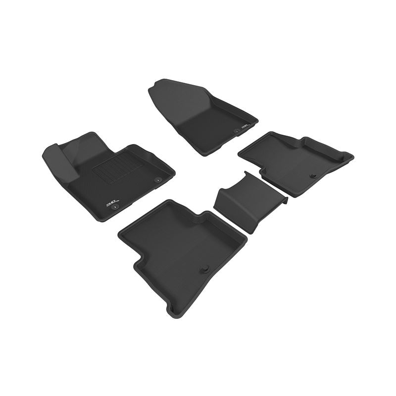 3D Maxpider KAGU Floor Mat, BLACK, 1ST ROW/2ND ROW (L1KA04001509)