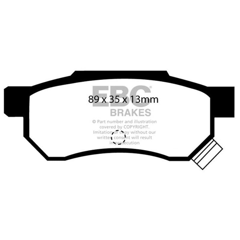 EBC Greenstuff 2000 Series Sport Brake Pads (DP2642/2)