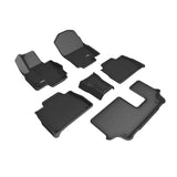 3D Maxpider ELEGANT Floor Mat, BLACK, 1ST ROW/2ND ROW/3RD ROW (L1MB12004709)