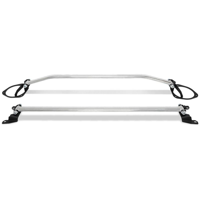 Blox Racing Front and Rear Strut Tower Bars, 2015+ Subaru WRX, STi - Without Holes (BXSS-50022-FR-RR)