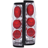 ANZO USA 1986-1997 Nissan Hardbody Taillights Chrome (211116)