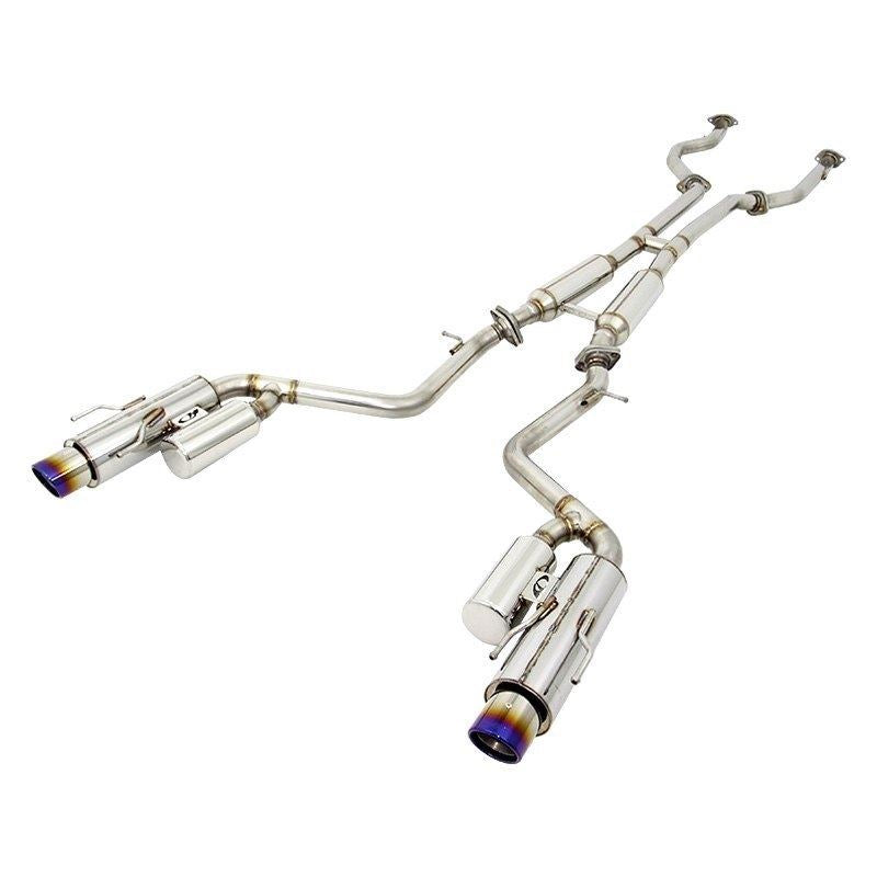 APEXi® N1-X Evolution Extreme 304 SS Header-Back Exhaust System with Split Rear Exit (164KT209)