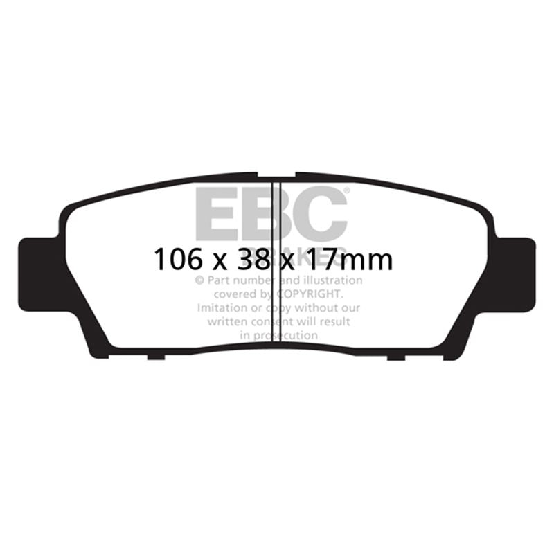 EBC Redstuff Ceramic Low Dust Brake Pads (DP31714C)