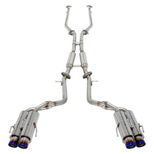 Load image into Gallery viewer, APEXi® N1-X Evolution Extreme 304 SS Cat-Back Exhaust System with Quad Rear Exit (164KT212)