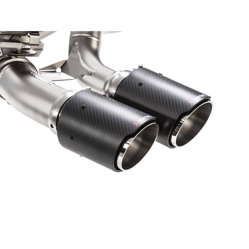 Akrapovic 16-17 BMW M2 F87 (Excl M2 Competition) Evolution Line Cat Back (Titanium) w/Carbon Tips (ME-BM/T/8H)