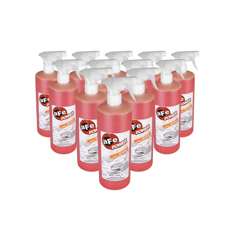 aFe Magnum FLOW Pro DRY S Air Filter Power Cleaner, 32 oz Spray Bottle (12-Pack) (90-10612)