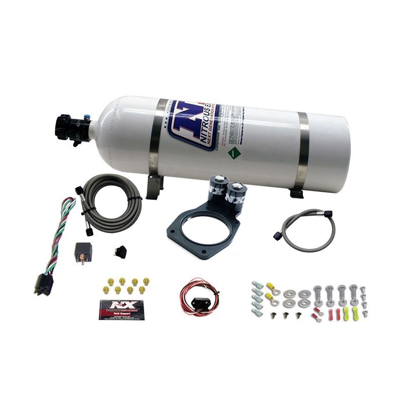 Nitrous Express 10-15 Chevrolet Camaro Nitrous Plate Kit (50-150HP) w/15lb Bottle (20931-15)