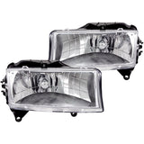 ANZO USA 1997-2004 Dodge Dakota Crystal Headlights Chrome (111021)