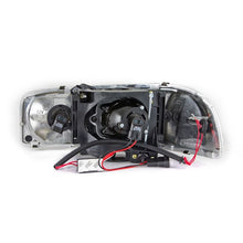 Load image into Gallery viewer, ANZO USA 1999-2006 Gmc Sierra 1500 Projector Headlights w/ Halo Black (111192)