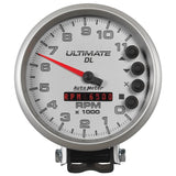 AutoMeter 5 inch Ultimate DL Playback Tachometer 11000 RPM - Silver (6895)