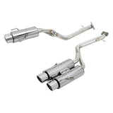 APEXi® N1-X Evolution Extreme 304 SS Axle-Back Exhaust System with Quad Rear Exit (164AKT01)