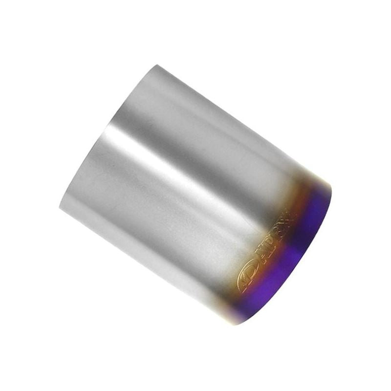 APEXi® Titanium Steel Slide Round Exhaust Tip (4.53" Inlet, 4.65" Outlet, 5.12" Length) (155-A031)