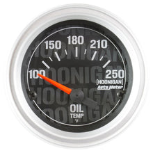 Load image into Gallery viewer, AutoMeter Hoonigan 52mm 100-250 Deg F Full Electronic Oil Temp Gauge (4347-09000)