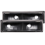 ANZO USA 1988-1998 Chevrolet C1500 Euro Parking Lights Black (511053)