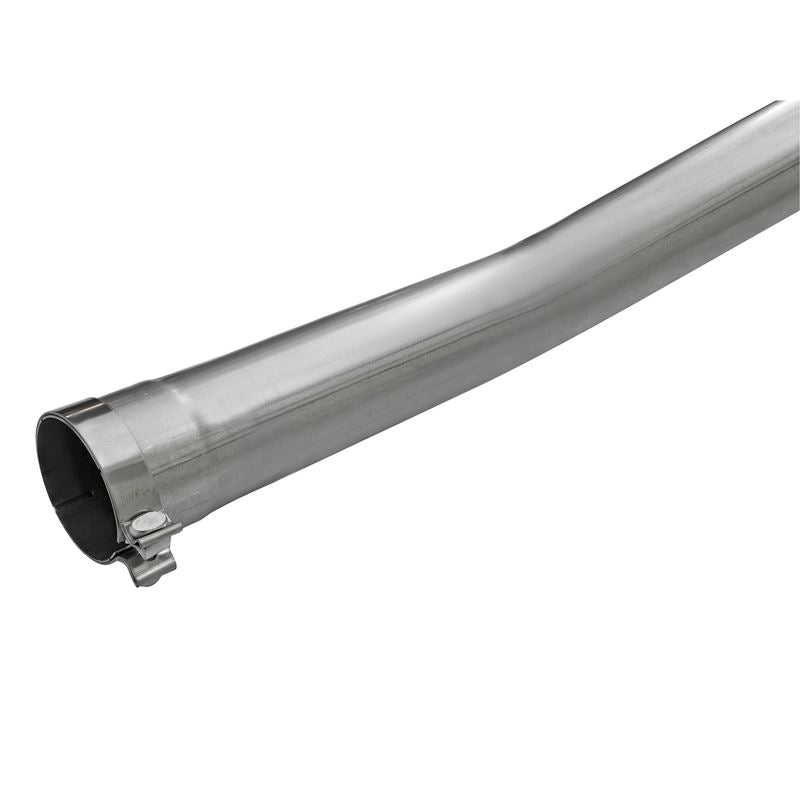 aFe Large Bore-HD 4 IN DPF-Back Stainless Steel Exhaust System w/Polished Tip (49-46113-P)