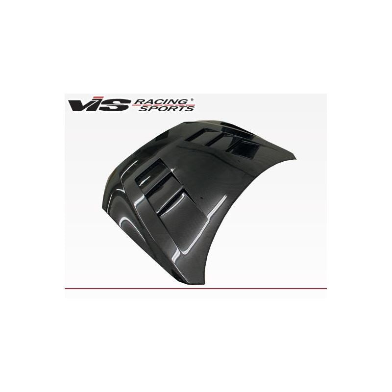 VIS Racing Terminator Style Black Carbon Fiber Hood (08MTEV104DTM-010C)