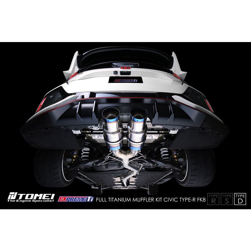 Tomei Expreme Ti Type D Exhaust System for Honda Civic Type R (TB6090-HN06C)