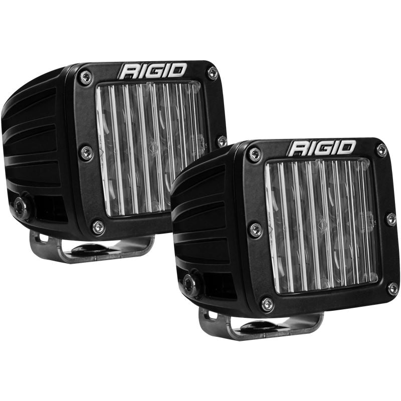 Rigid Industries D-Series DOT/SAE J583 White LED Fog Light, Surface Mount, Pair (504813)