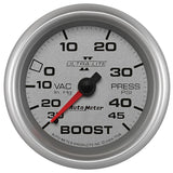 AutoMeter UL II 2 5/8inch 30 IN HG/45 PSI Mechanical Boost/Vacuum Gauge (7708)