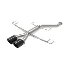 Load image into Gallery viewer, Takeda 2-1/2 IN 304 Stainless Steel Axle-Back Exhaust System w/ Black Tips (49-36626-B)