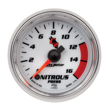 Load image into Gallery viewer, AutoMeter C2 2in 0-1600 PSI Full Sweep Electronic Nitrous Gauge (7174)