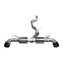 Load image into Gallery viewer, Injen Technology Stainless Steel Cat-Back Exhaust System w/ Burnt Titanium Tips for 20-22 Toyota GR Supra (SES2300TT)