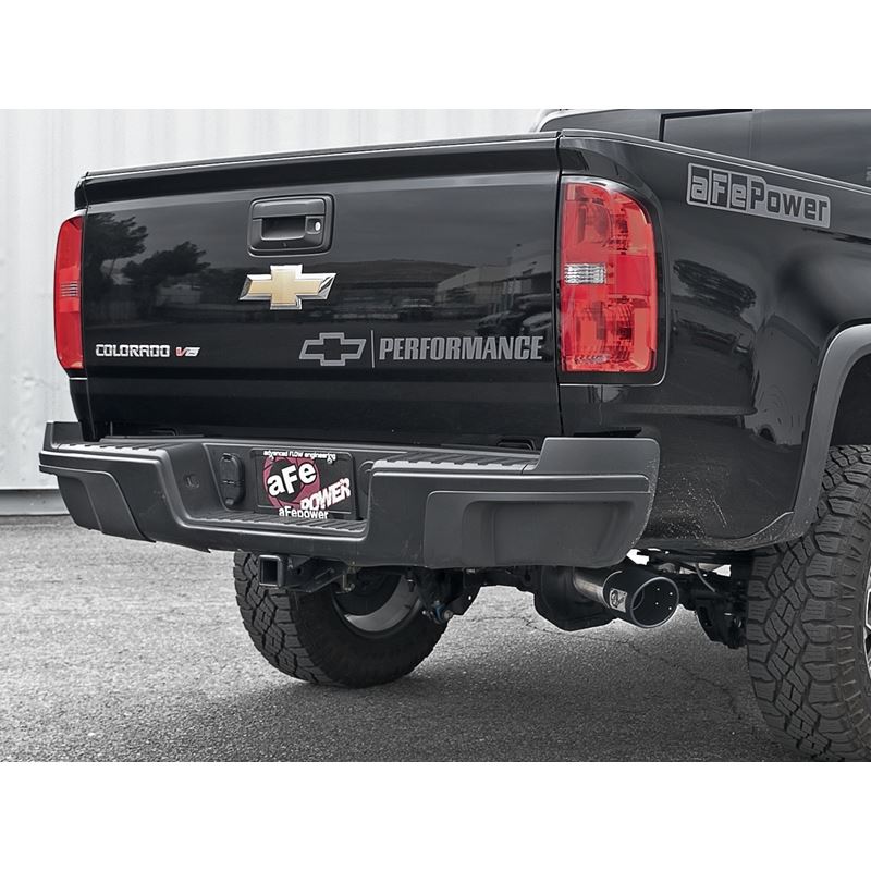 aFe MACH Force-Xp 3 IN 409 Stainless Steel Cat-Back Exhaust System w/Black Tip (49-44058-B)