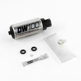 Deatschwerks DW100 series, 165lph in-tank fuel pump w/ install kit (9-101S-1003)