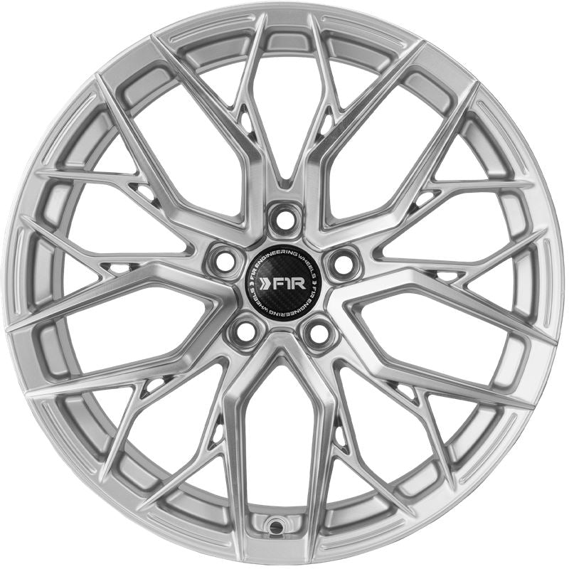 F1R FS3 18x9.5 - Machine Silver Wheel