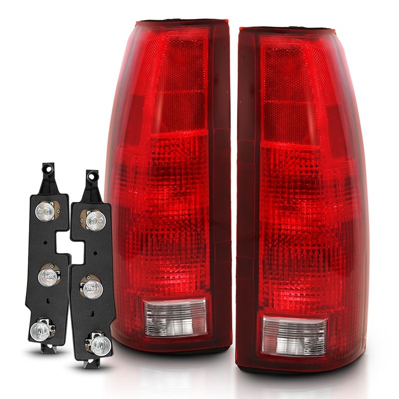 ANZO USA Tail Light Assembly, Red/Clear Lens, w/Circuit Board, OE Replacement, (311300)