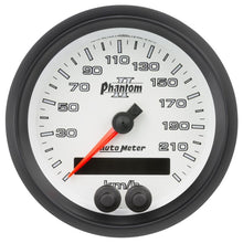 Load image into Gallery viewer, AutoMeter Phantom II 3-3/8in 0-225KM/H (GPS) Speedometer Gauge (7580-M)