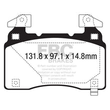 Load image into Gallery viewer, EBC Greenstuff 2000 Series Sport Brake Pads (DP23028)