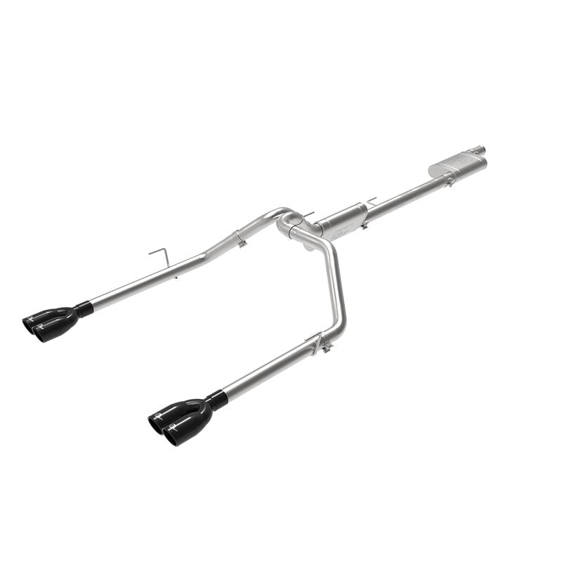 aFe Vulcan Series 3 IN 304 Stainless Steel Cat-Back Exhaust System Black (49-38084-B)