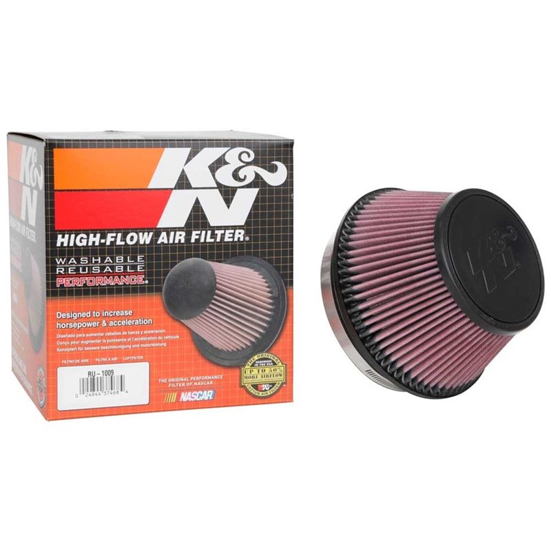 K&N Universal Clamp On Air Filter (RU-1009)