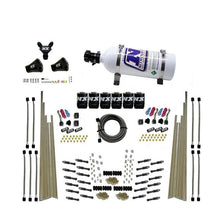 Load image into Gallery viewer, Nitrous Express 8 Cyl Dry Direct Port Three Stage 6 Solenoids Nitrous Kit (200-600HP) w/5lb Bottle (93206-05)
