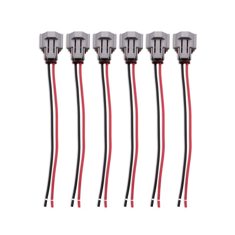 Blox Racing Injector Pigtail, Denso Female - Set of 6 (BXFU-00604-DE-6)